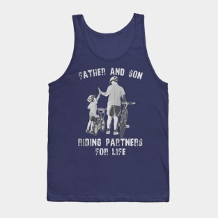 Father and son riding partners for life Tank Top